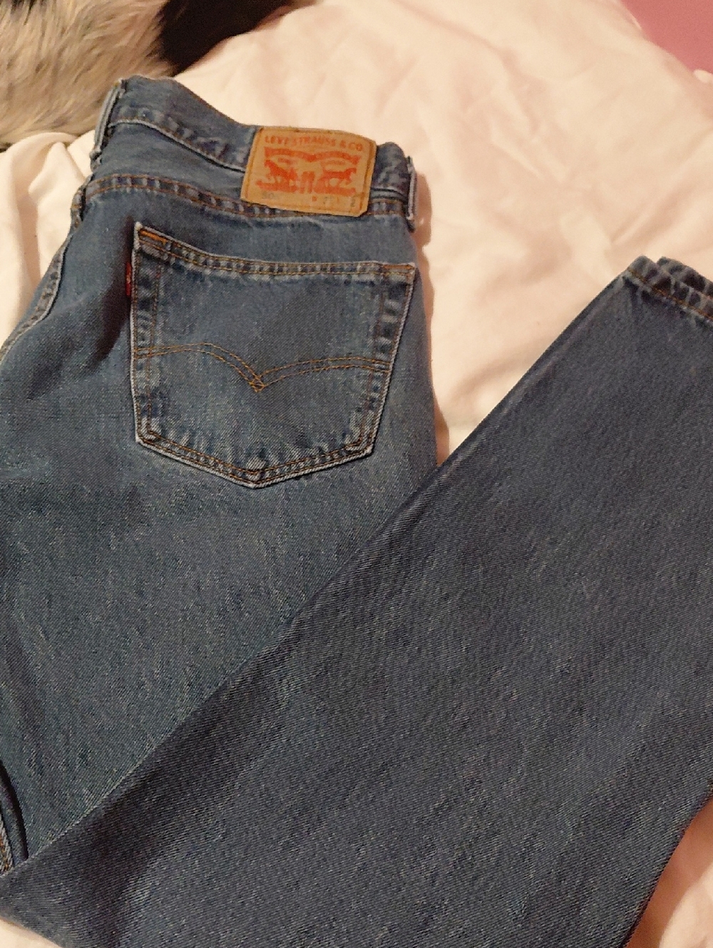 Levi's Men's Medium Blue Straight-Leg Jeans